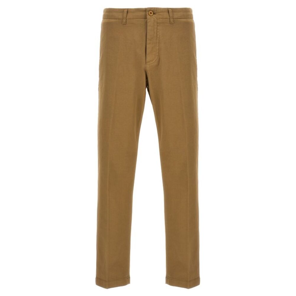 Department 5 Beige Cotton Casual Men's Pants